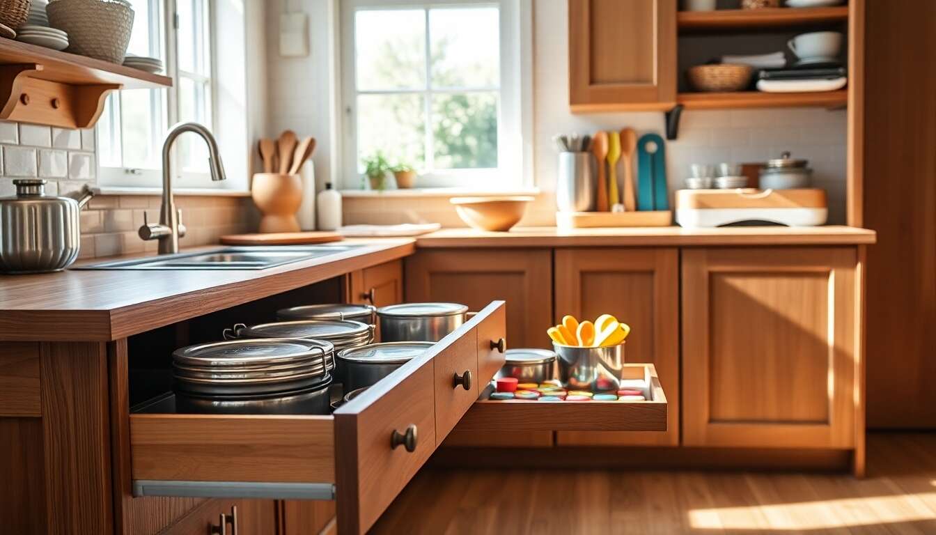 Utiliser les espaces cachés de la cuisine