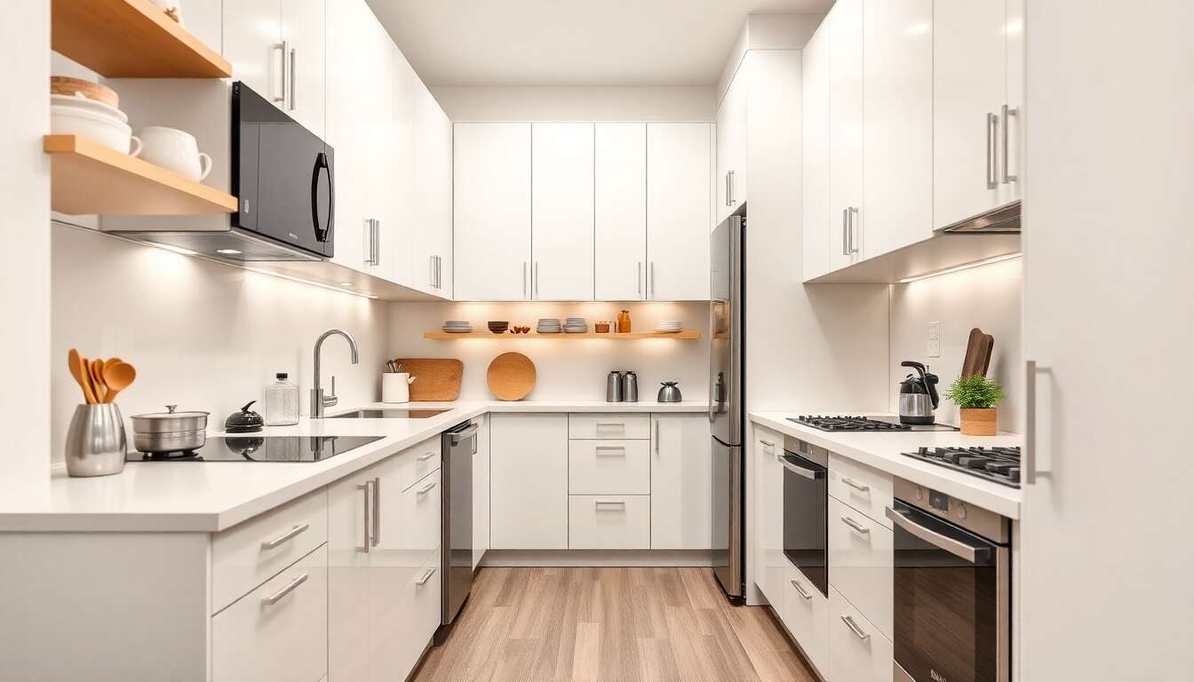Aménager une Petite Cuisine en Couloir : astuces et Conseils