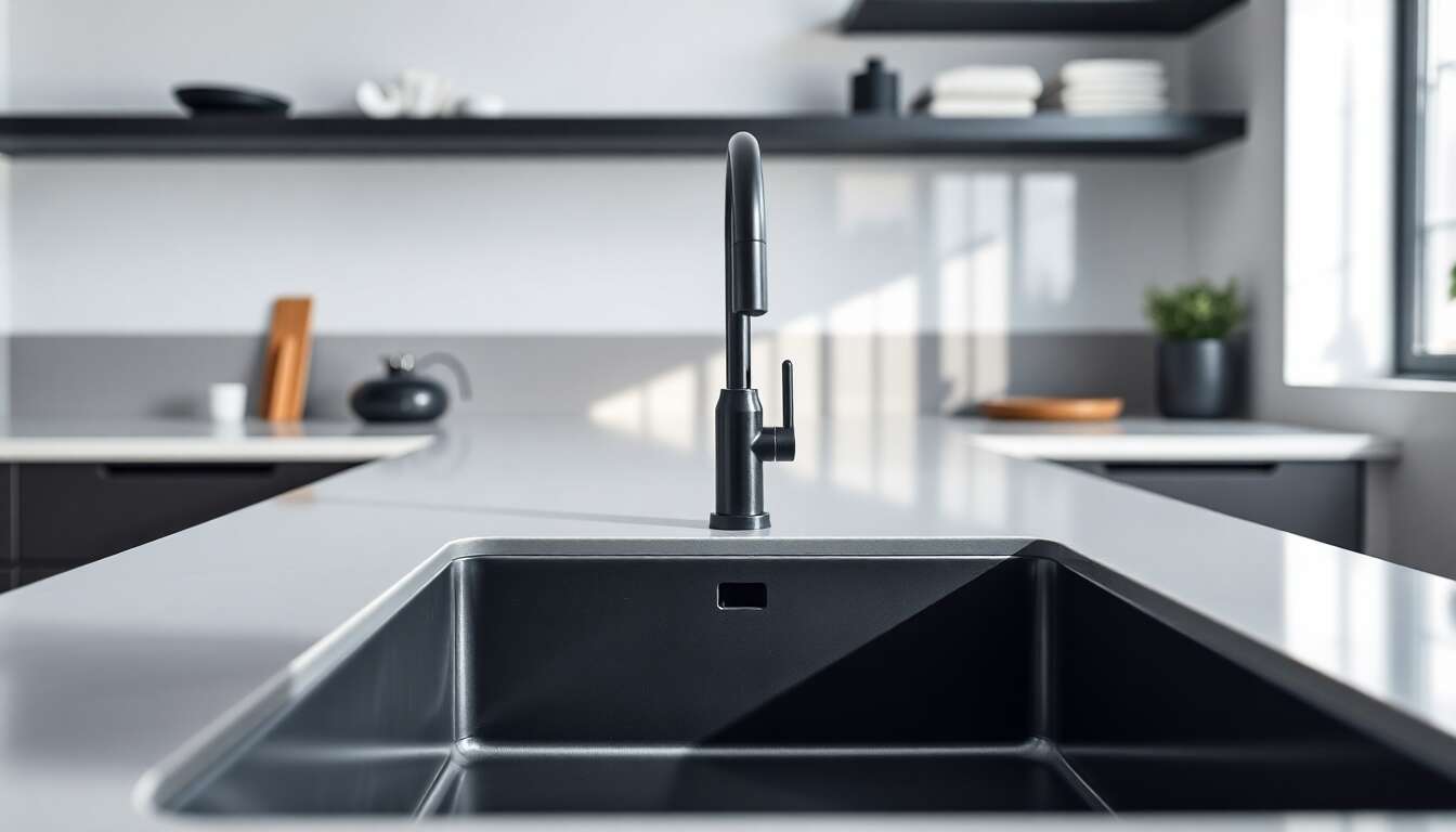 Entretien et durabilité de l’évier noir