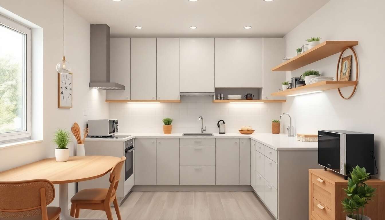 Comment aménager une petite cuisine efficacement ?