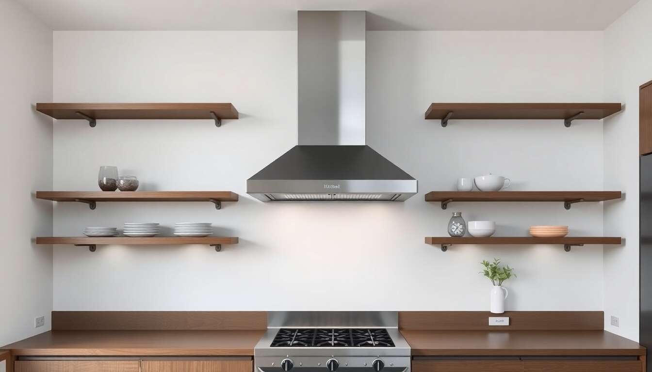 Intégrer des étagères discrètes et fonctionnelles