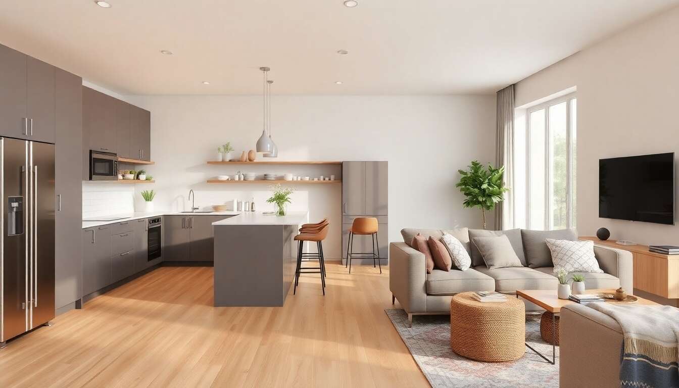 Petite cuisine ouverte : astuces pour un aménagement chic