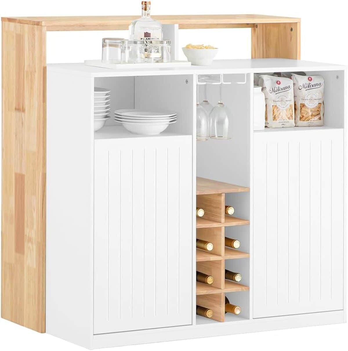 Test du meuble SoBuy : îlot central mange-debout multi-rangements