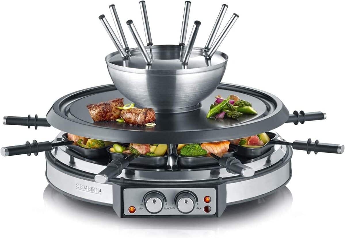Test : severin RG 2348, raclette fondue polyvalente