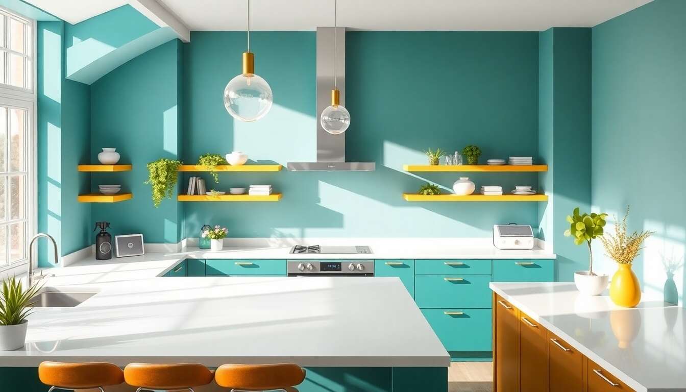 10 idées de combinaisons de couleurs pour votre cuisine