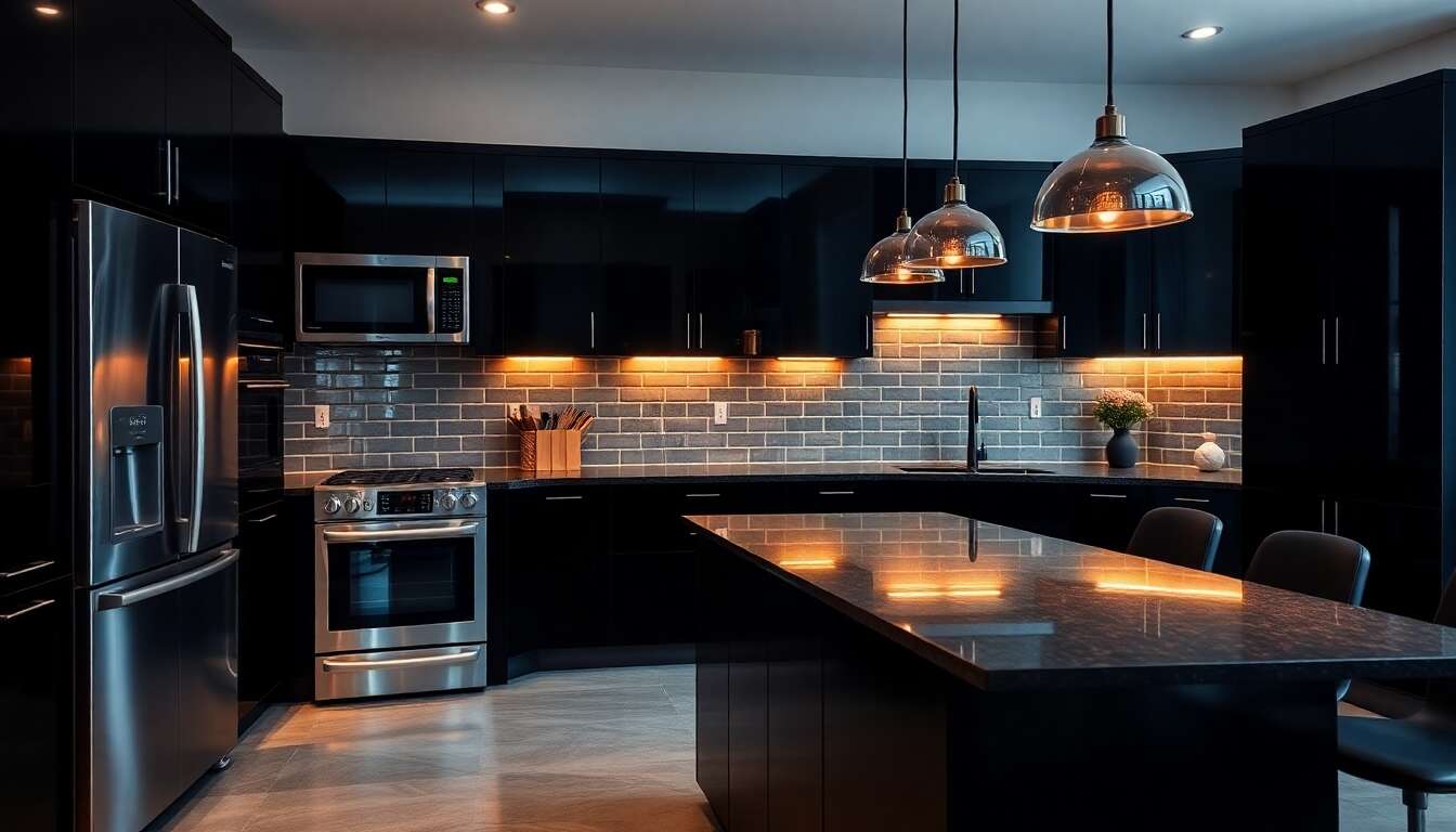 Cuisine équipée noire : une tendance durable ?