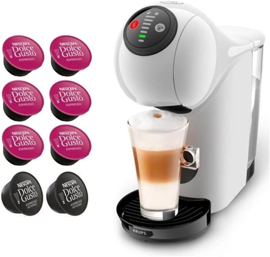 Test : cafetière Krups Génio S Nescafé Dolce Gusto blanche