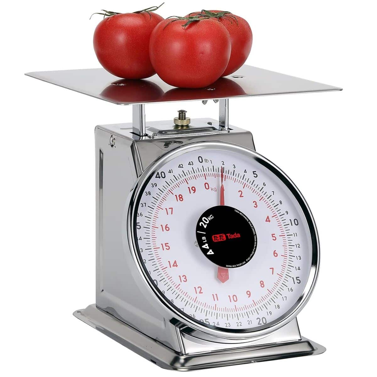 Test de la balance de cuisine Tada en acier inoxydable