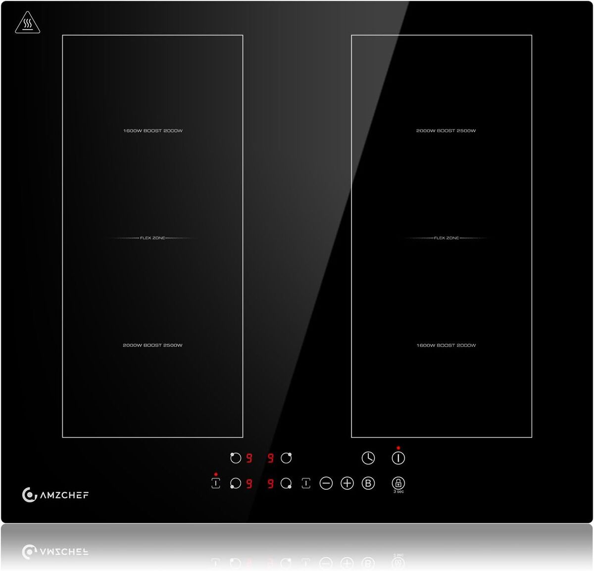 Test de la plaque à induction AMZCHEF 4 zones : performance et sécurité