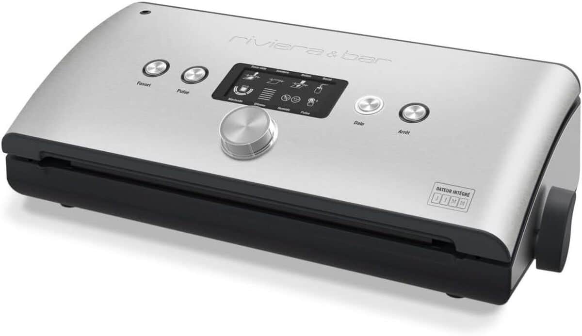 Test de l'appareil de mise sous-vide Riviera-et-Bar PSV760 silver