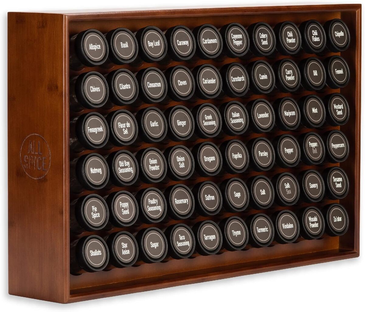 Test : allSpice étagère à épices 60 pots en verre