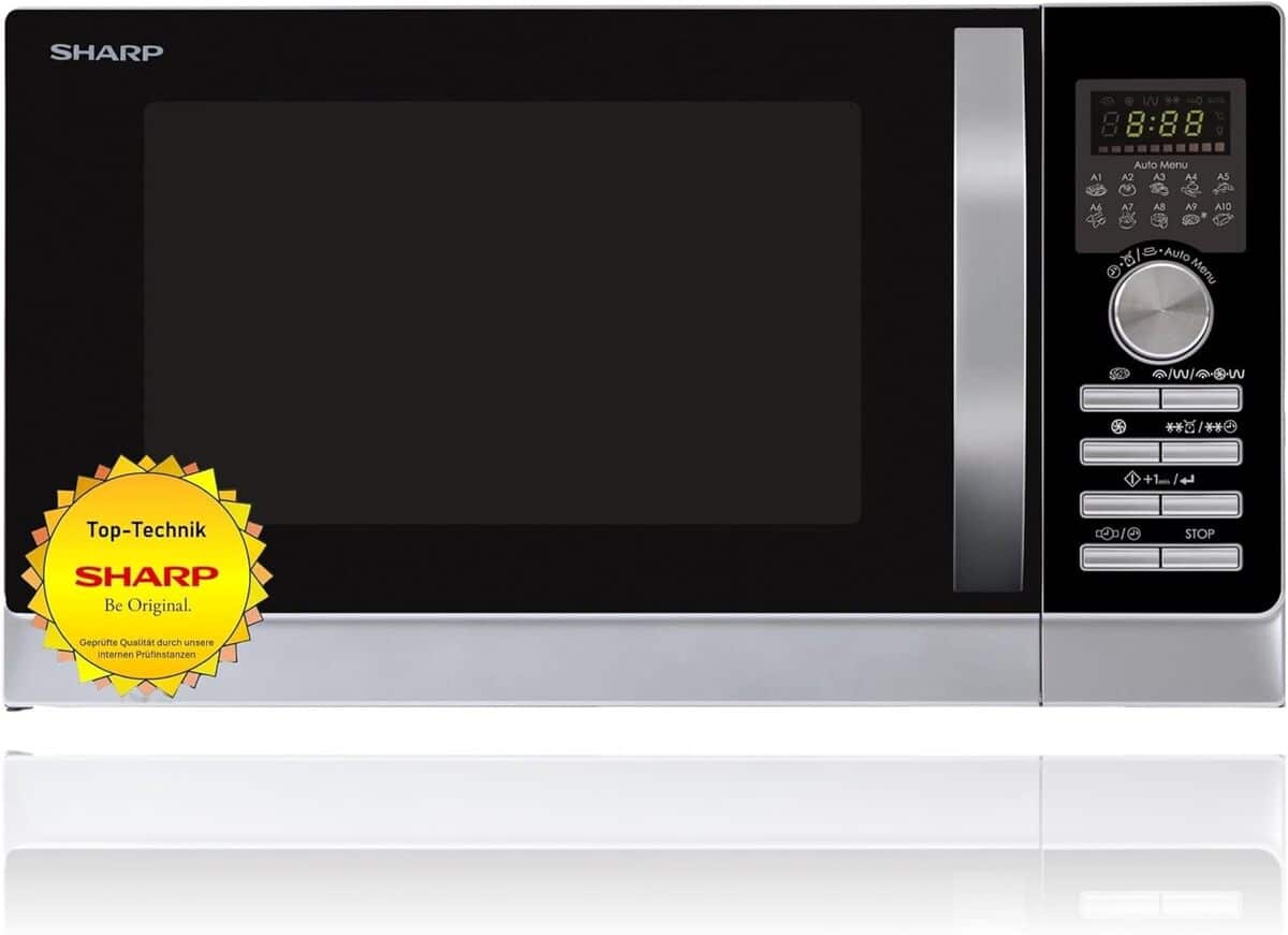 Test du micro-ondes Sharp R843INW : polyvalence et performances au rendez-vous