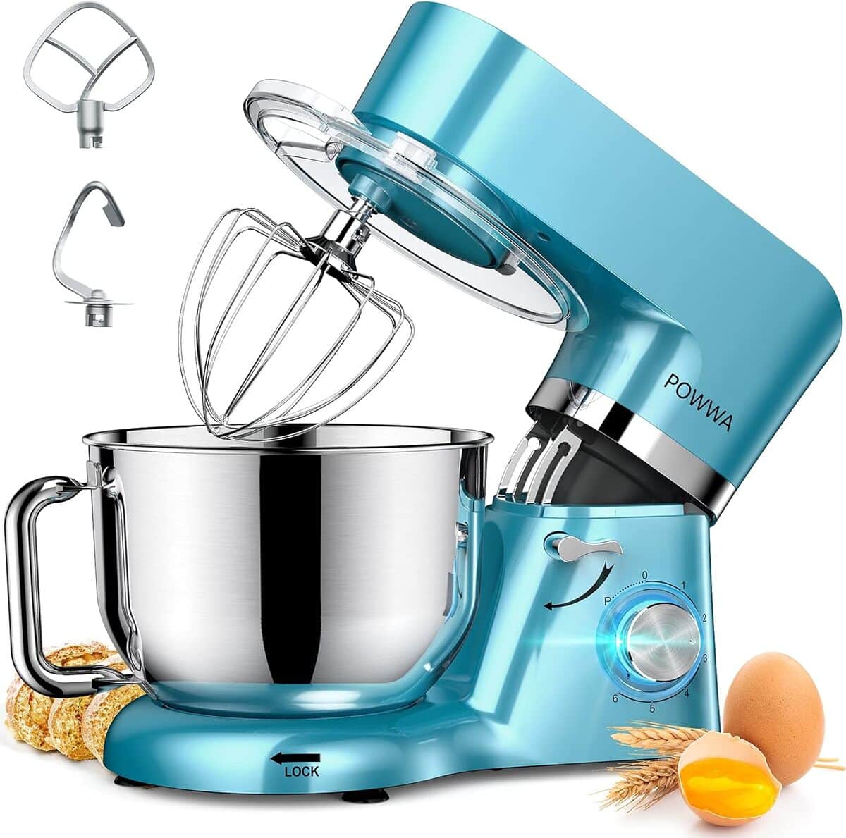 Test du robot pâtissier POWWA 1500W, l'allié silencieux en cuisine