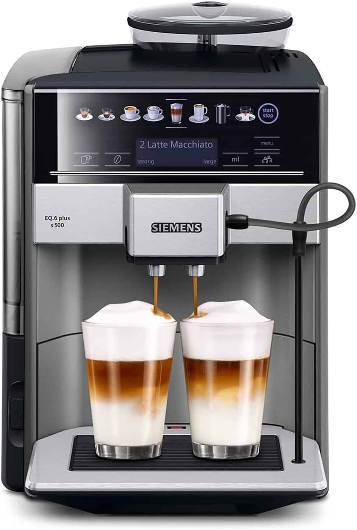 Test : machine à café Siemens EQ6 plus s500
