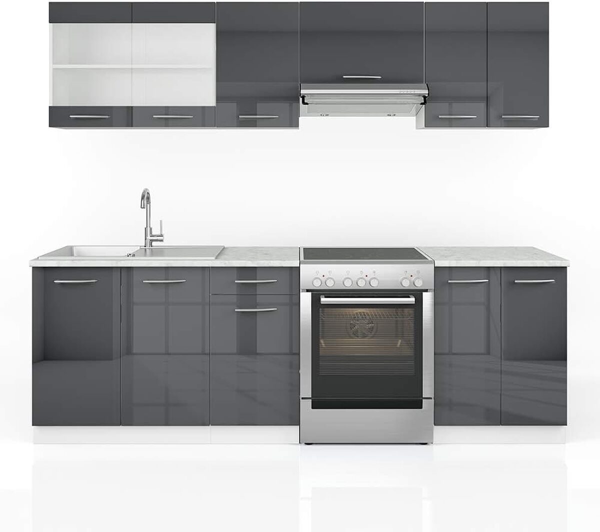 Test Vicco Cuisine Raul : élégance anthracite et fonctionnalité au rendez-vous