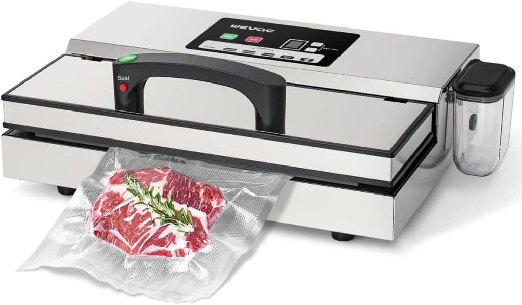 Test : wevac machine sous vide alimentaire professionnelle