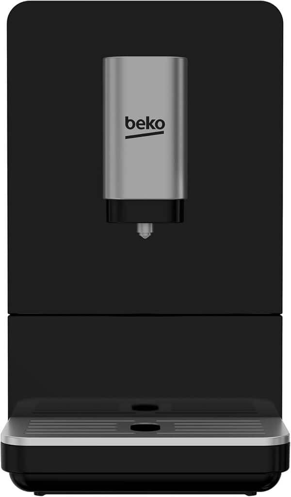 Beko - CEG3190B - Machine à café expresso automatique avec broyeur à café intégré, réservoir 1,5 litre, pression 19 bar - noir, 23,6 x 43,6 x h38 cm