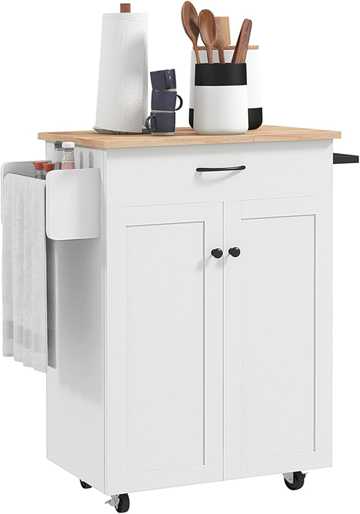 Test de la desserte de cuisine HOMCOM : chariot fonctionnel et élégant
