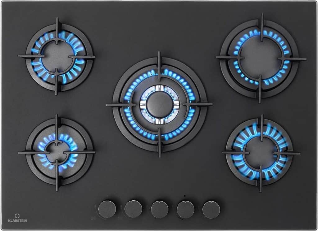 Test de la table de cuisson gaz Klarstein à 5 brûleurs