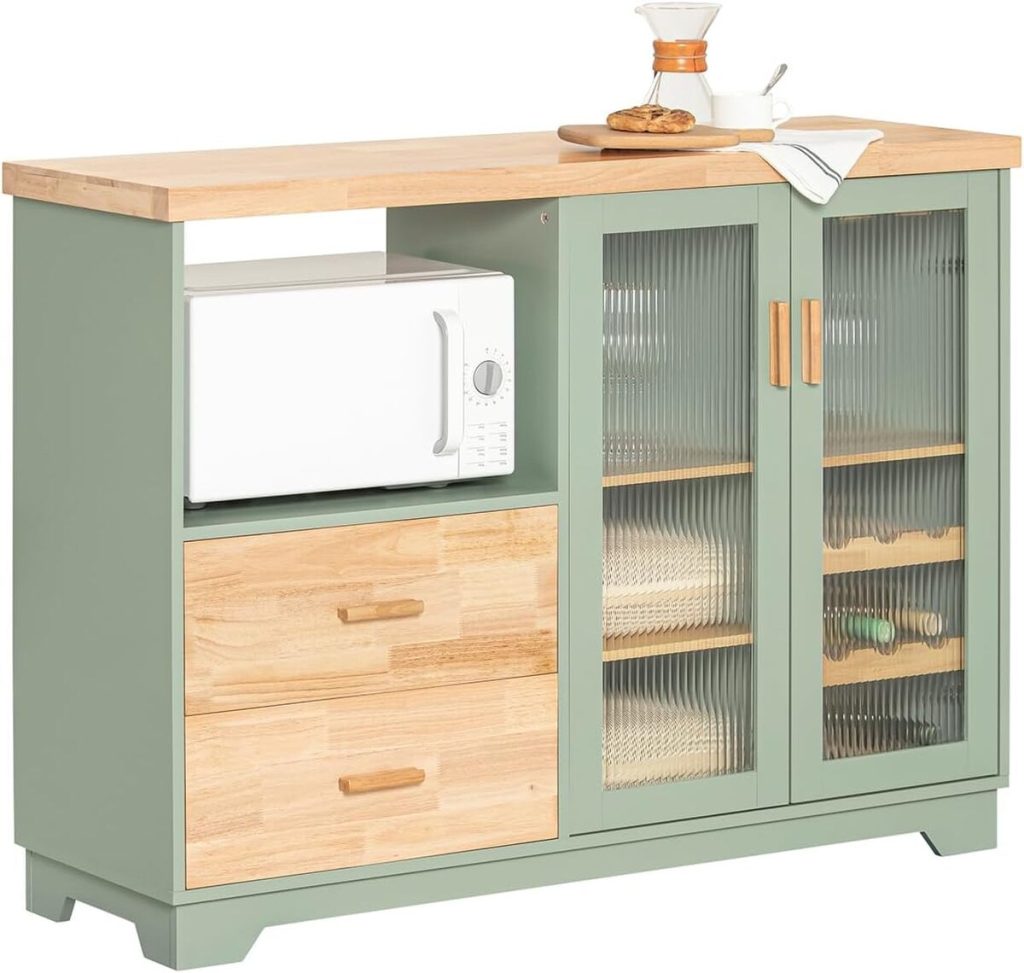Test du buffet multi-rangements SoBuy FSB81-GR 120 cm vert