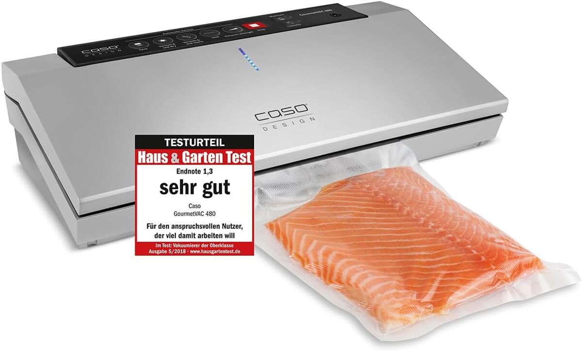Test CASO GourmetVAC 380 : la machine à emballer sous vide performante
