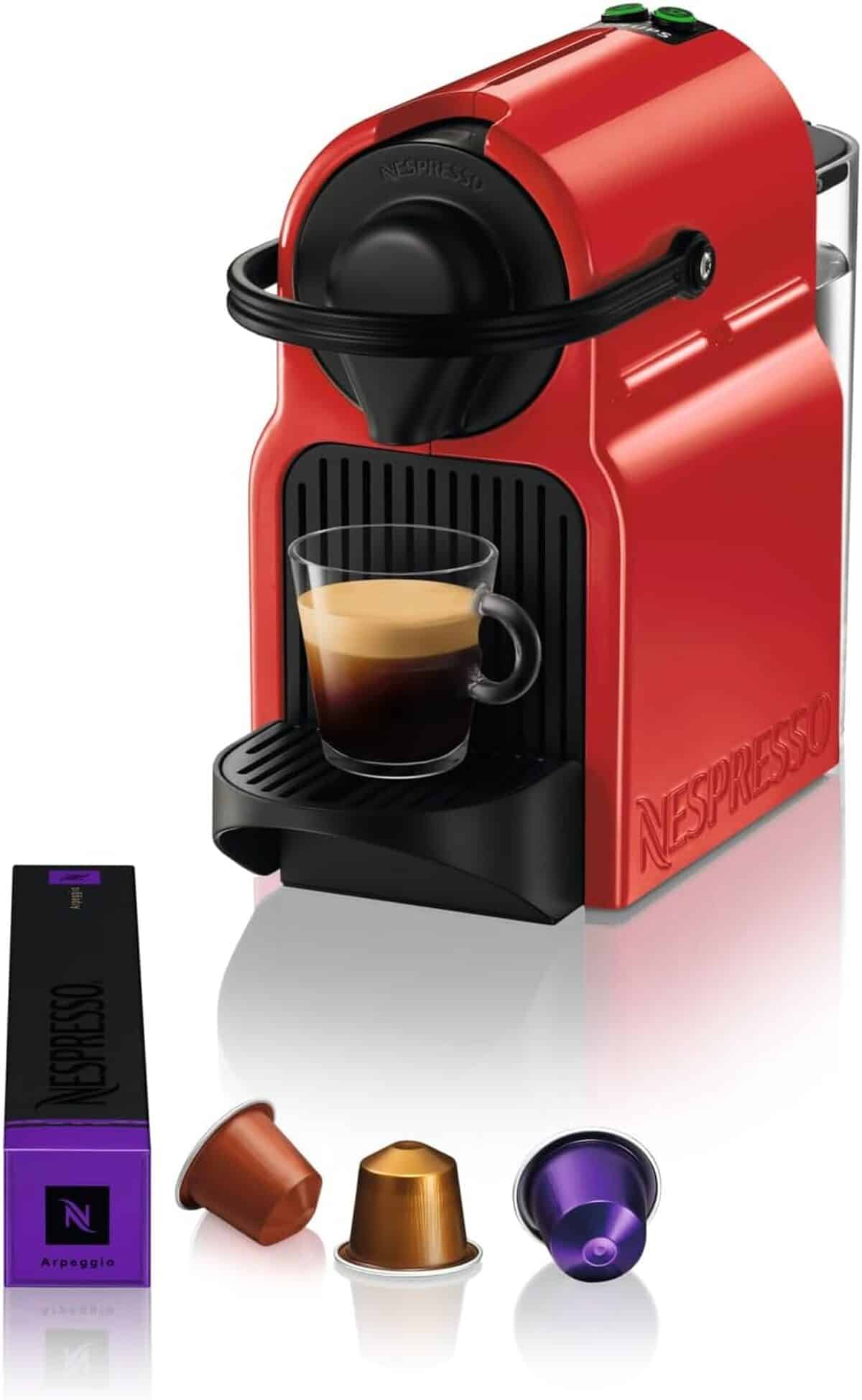 Test de la nespresso Krups Inissia rouge : performance en tasse