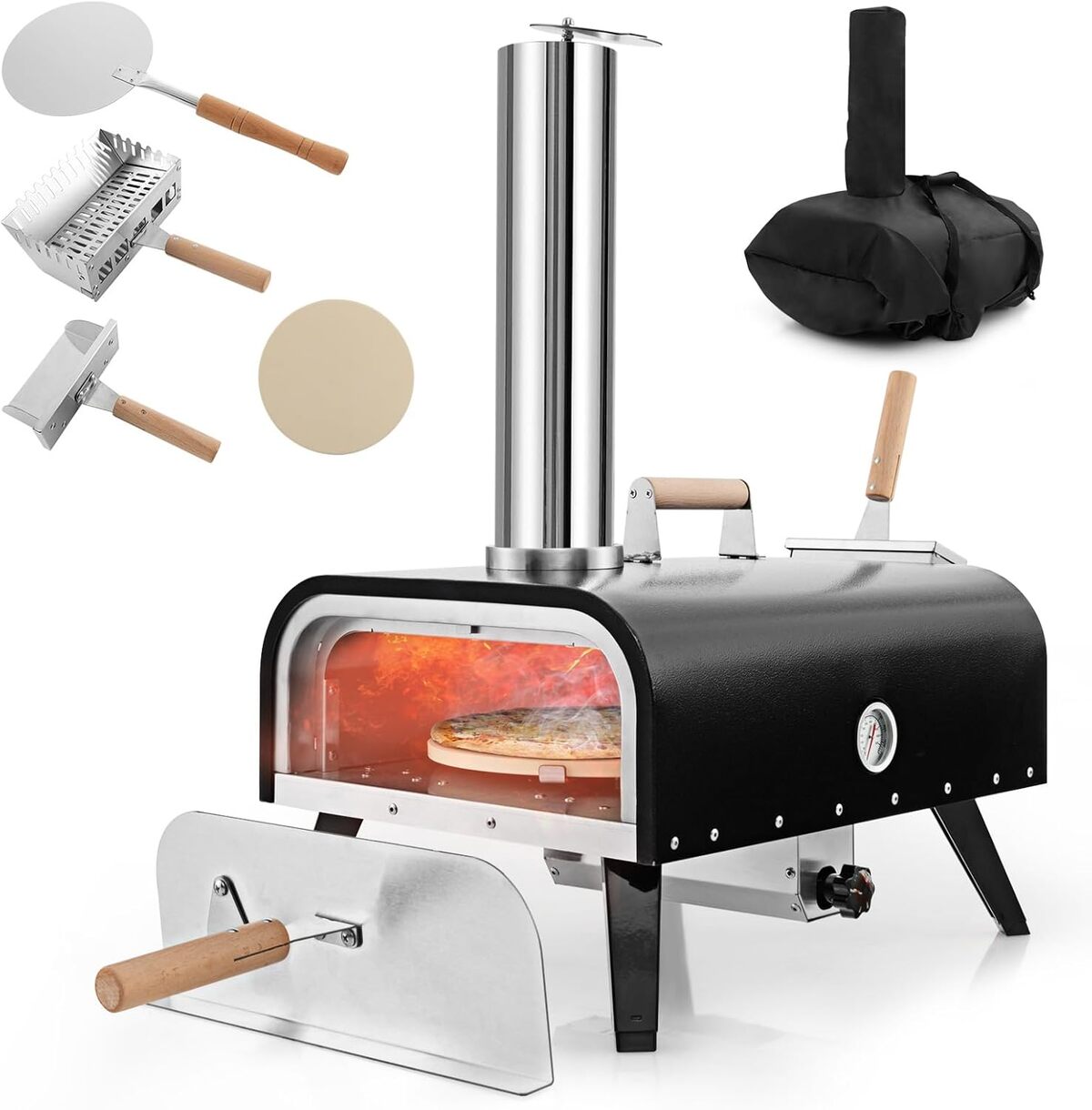 Test du four à pizza GYMAX : cuisinez comme un pro en extérieur