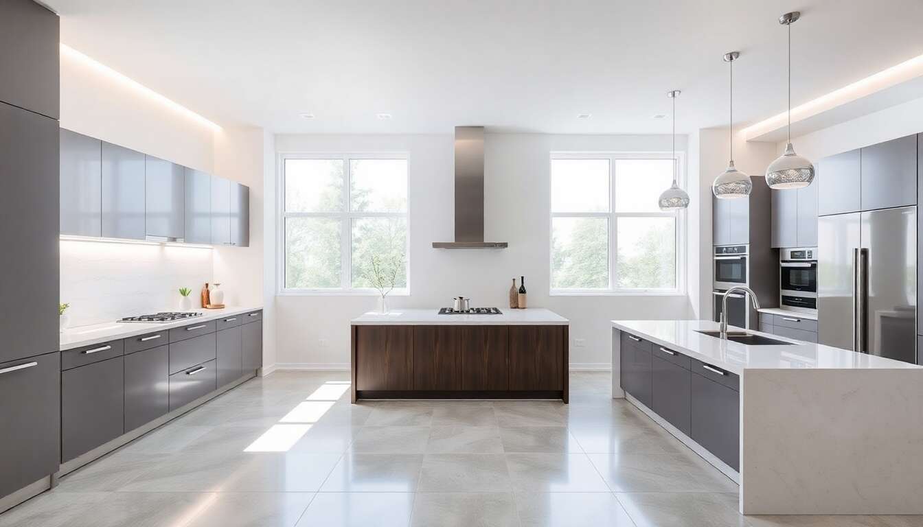 Les diff&eacute;rentes formes de cuisine : lin&eacute;aire, en l, en u, et plus