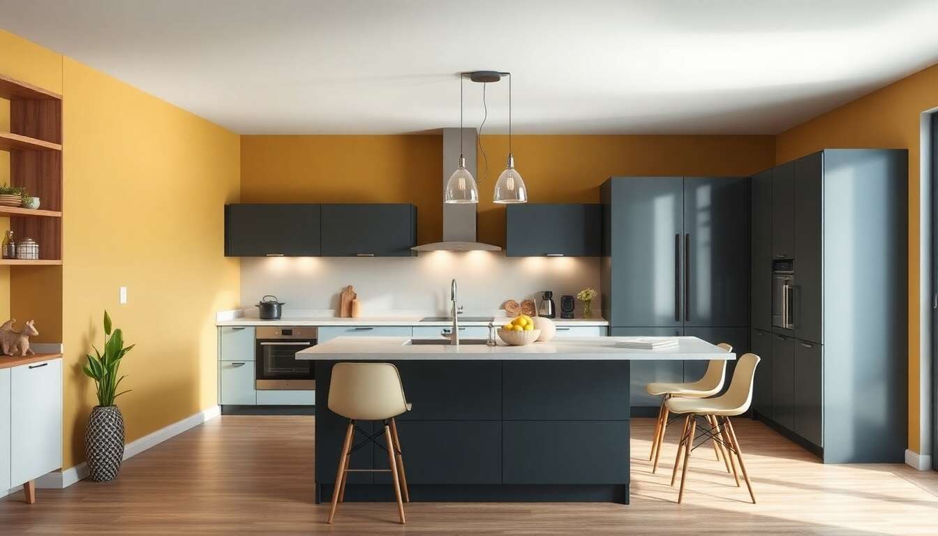 Harmoniser la peinture avec le mobilier de cuisine