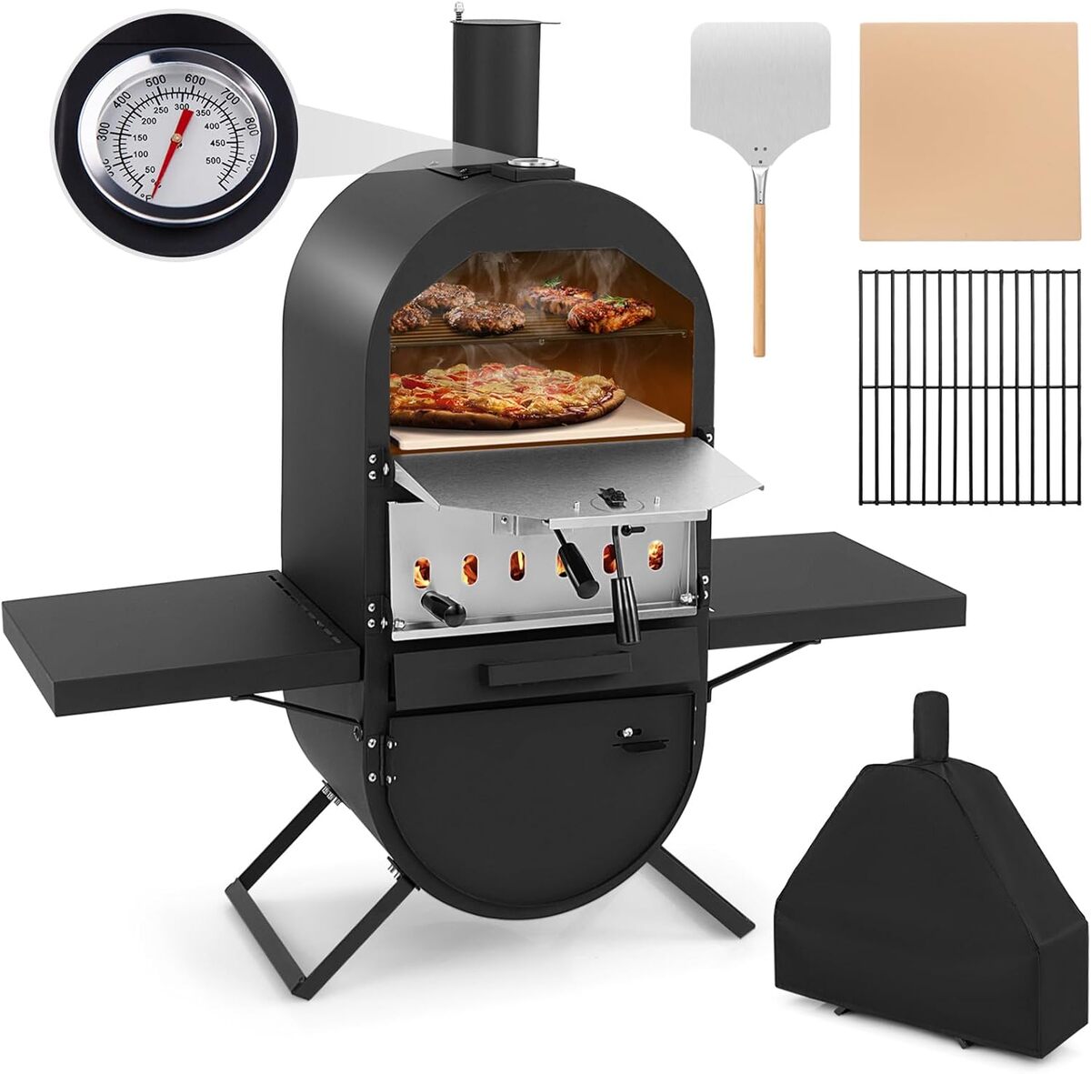 Test du four à pizza extérieur Gymax : praticité et performance