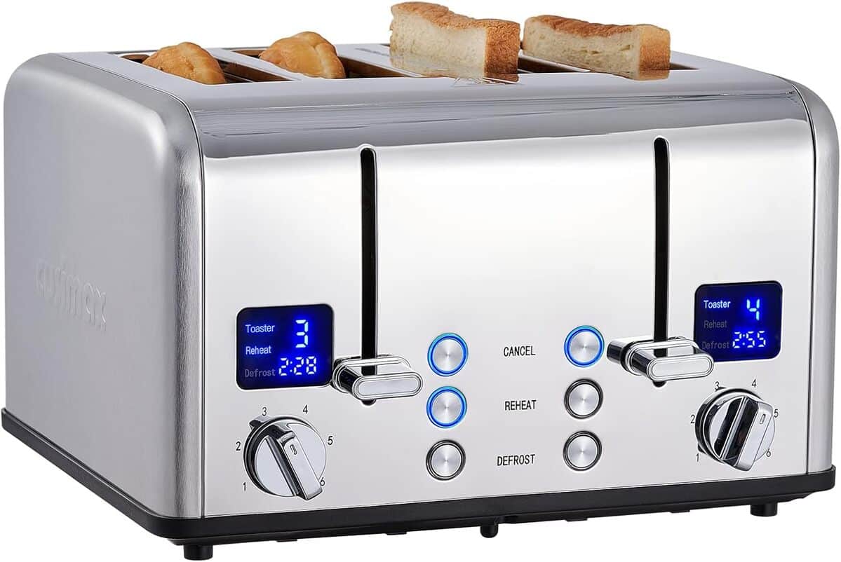 Test du grille-pain CUSIMAX 4 tranches : efficacité et design en inox