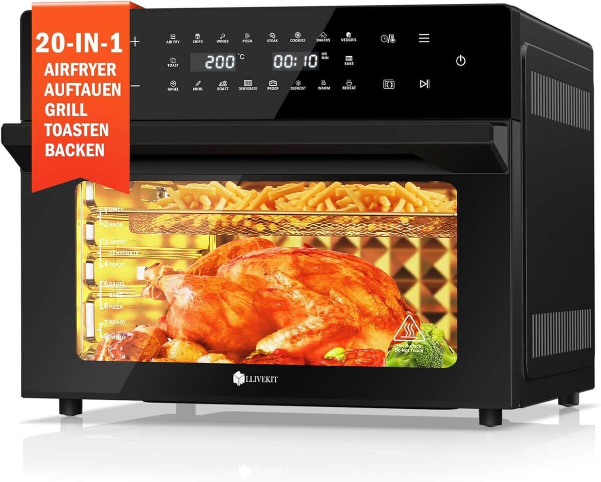 Test : lLIVEKIT 30L friteuse sans huile XXL