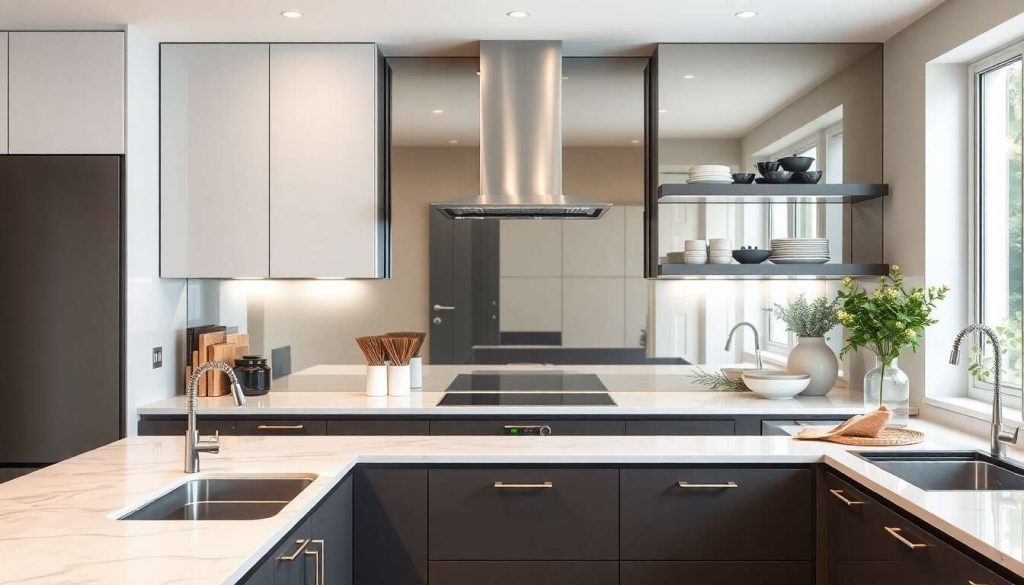 4 avantages d'une crédence miroir pour votre cuisine