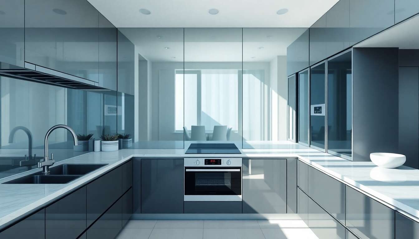 Installation simple : optez pour une cr&eacute;dence miroir