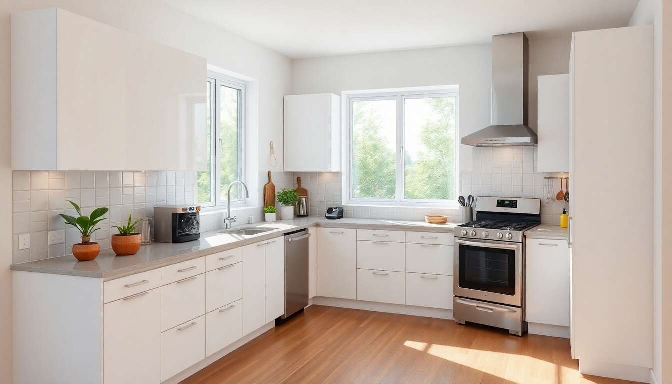 Cuisine équipée en I : conseils et inspirations