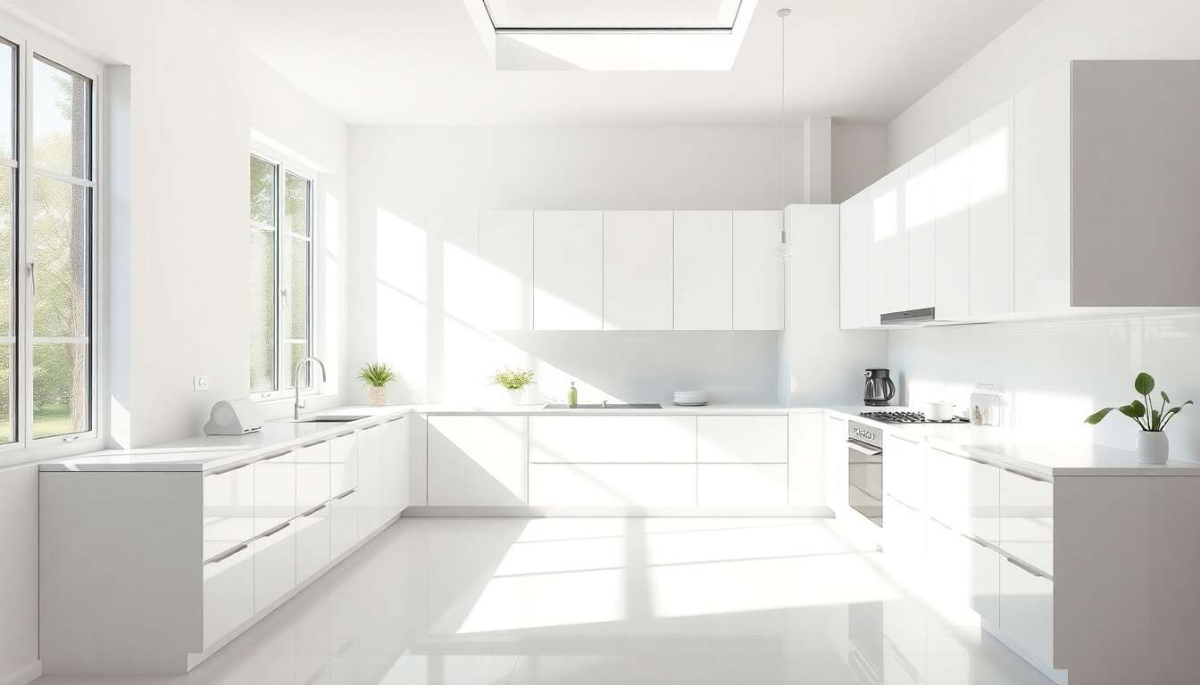 Am&eacute;nagement et luminosit&eacute; : le blanc pour agrandir l'espace