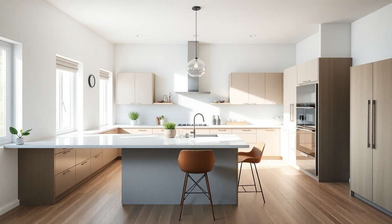 Prolonger le plan de travail en espace repas