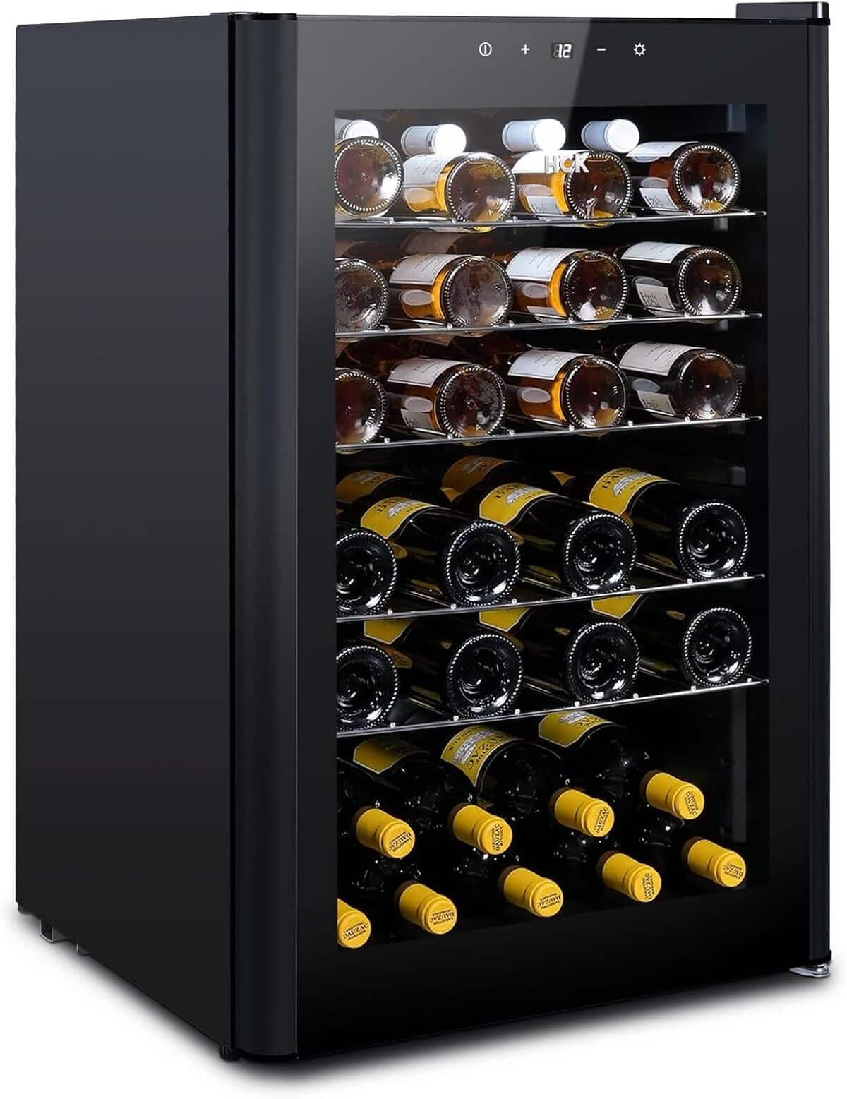 Test : cave à vin HCK 48 bouteilles, réfrigérateur silencieux
