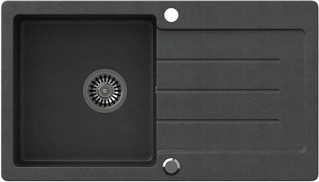 Test de l'évier en granit VBChome : performance et style noirs