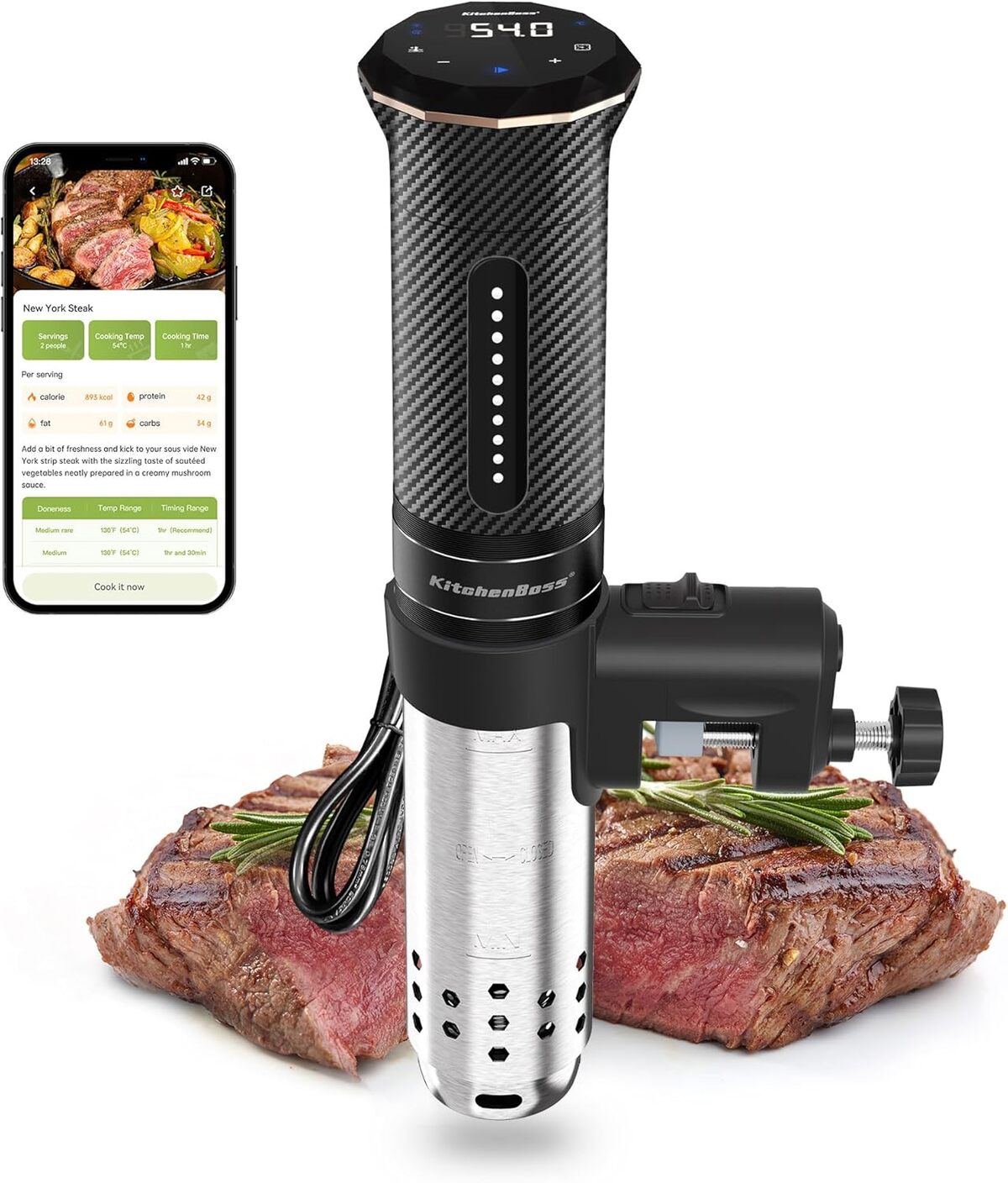 Test du KitchenBoss Thermoplongeur : précision et performance sous vide