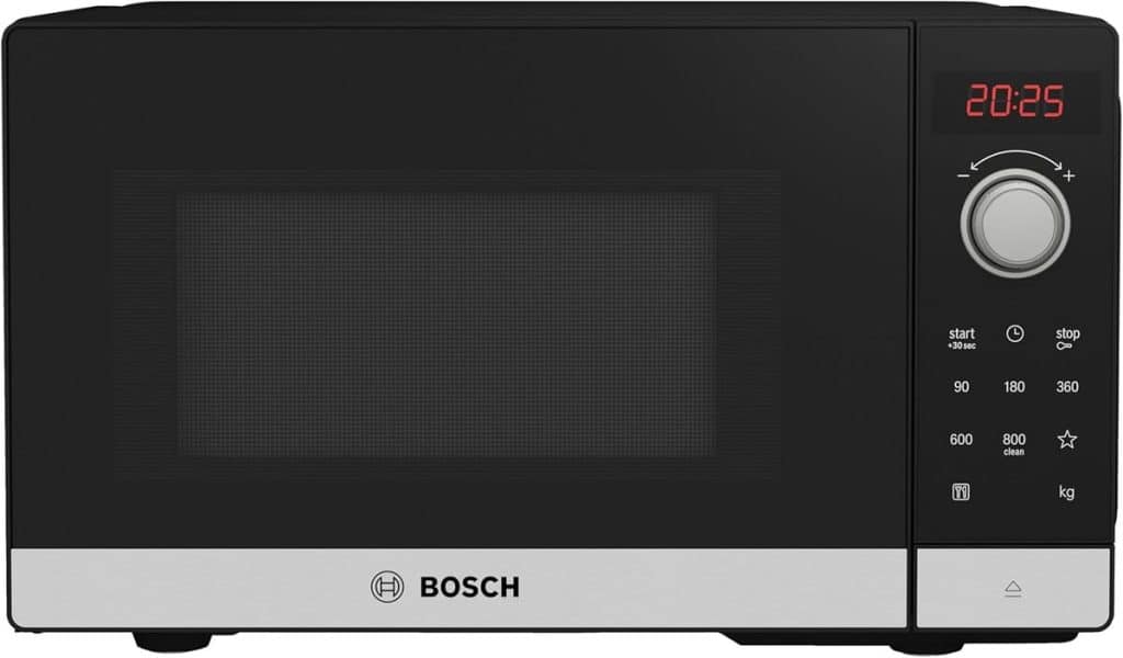 Test du micro-ondes Bosch FFL023MS2 : performance et élégance inox