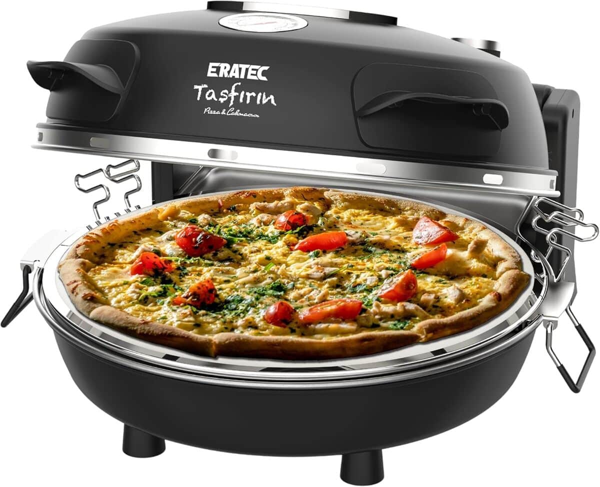 Test du mini four à pizza Eratec PM-27 : cuisson optimale à 400°C