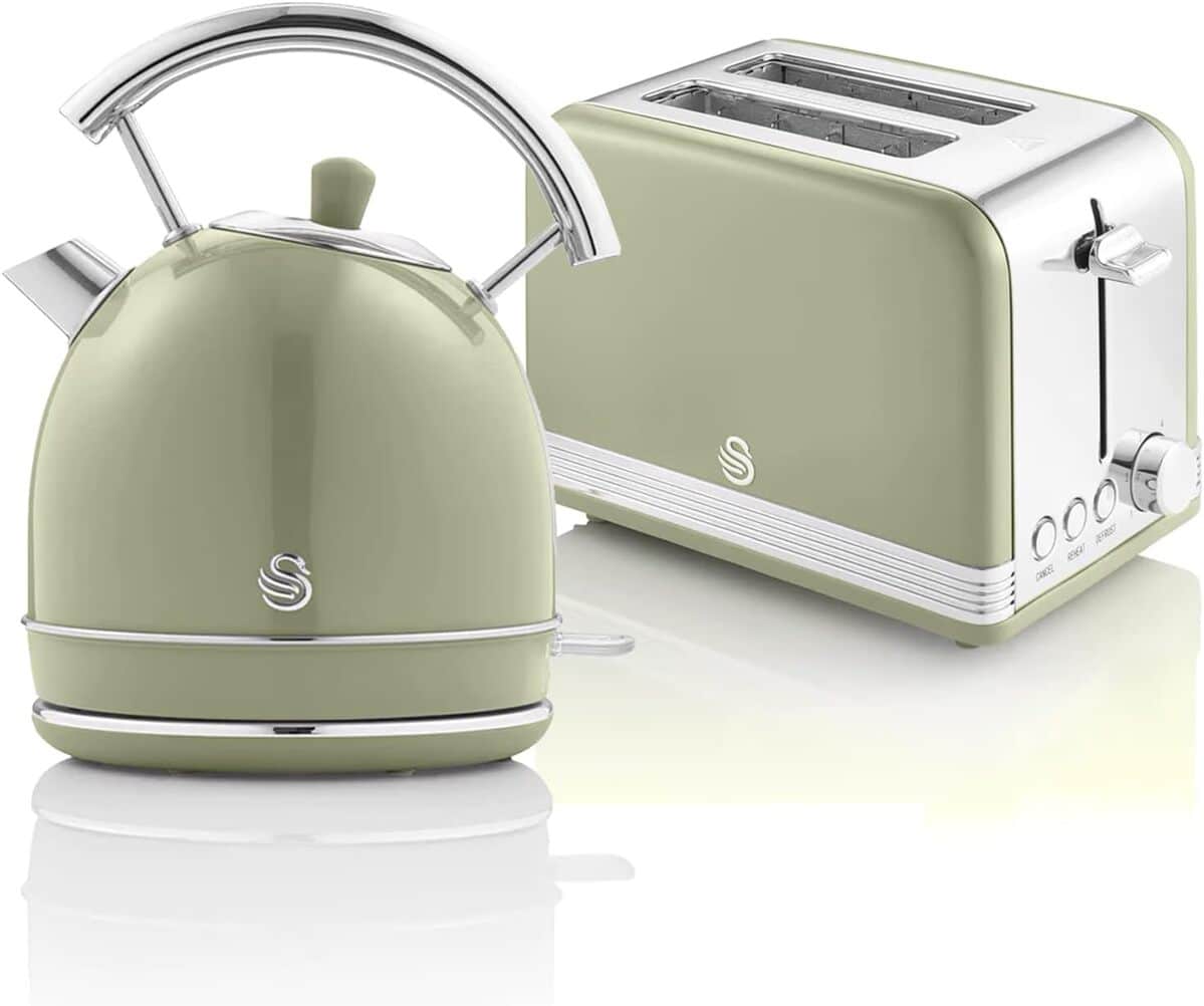 Test Swan Retro : ensemble petit-déjeuner vintage performatif