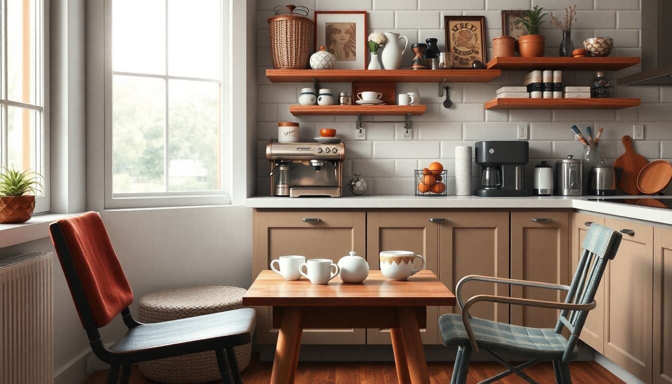 Personnaliser votre coin caf&eacute; avec des touches d&eacute;co