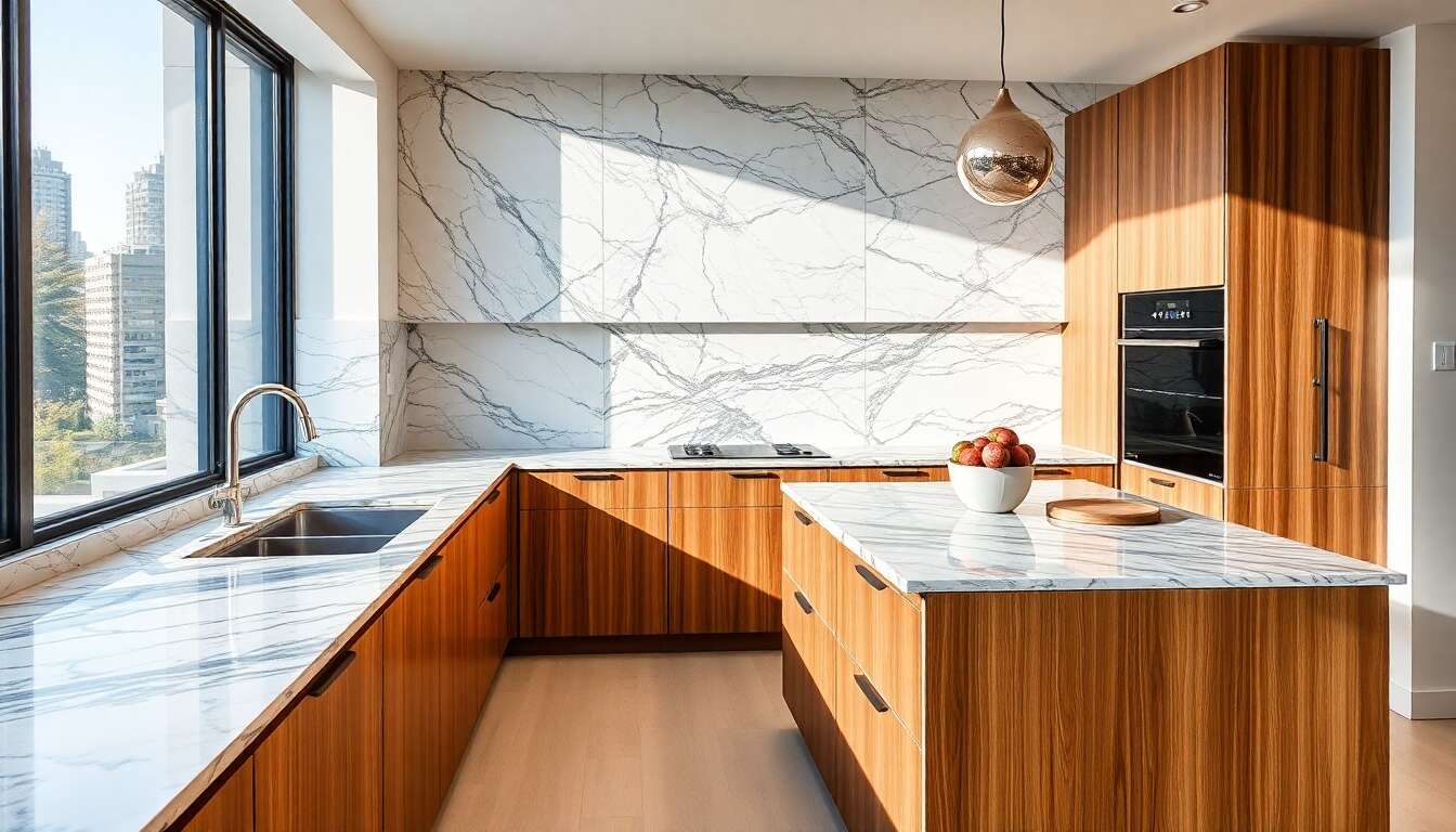 Les mat&eacute;riaux influen&ccedil;ant la hauteur du plan de travail