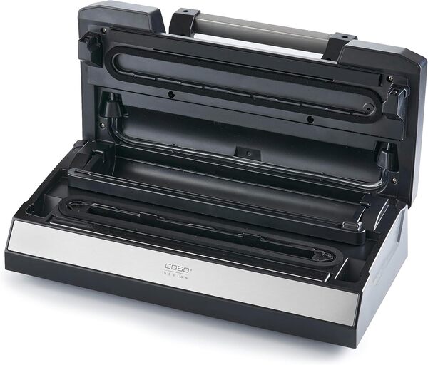CASO VRH 790 advanced Pro - Machine sous vide - jusqu'à 200 mises sous vide non-stop, avec fonction brevetée CASOTEK Liquid, double soudure, y compris sac sous vide avec fond pratique