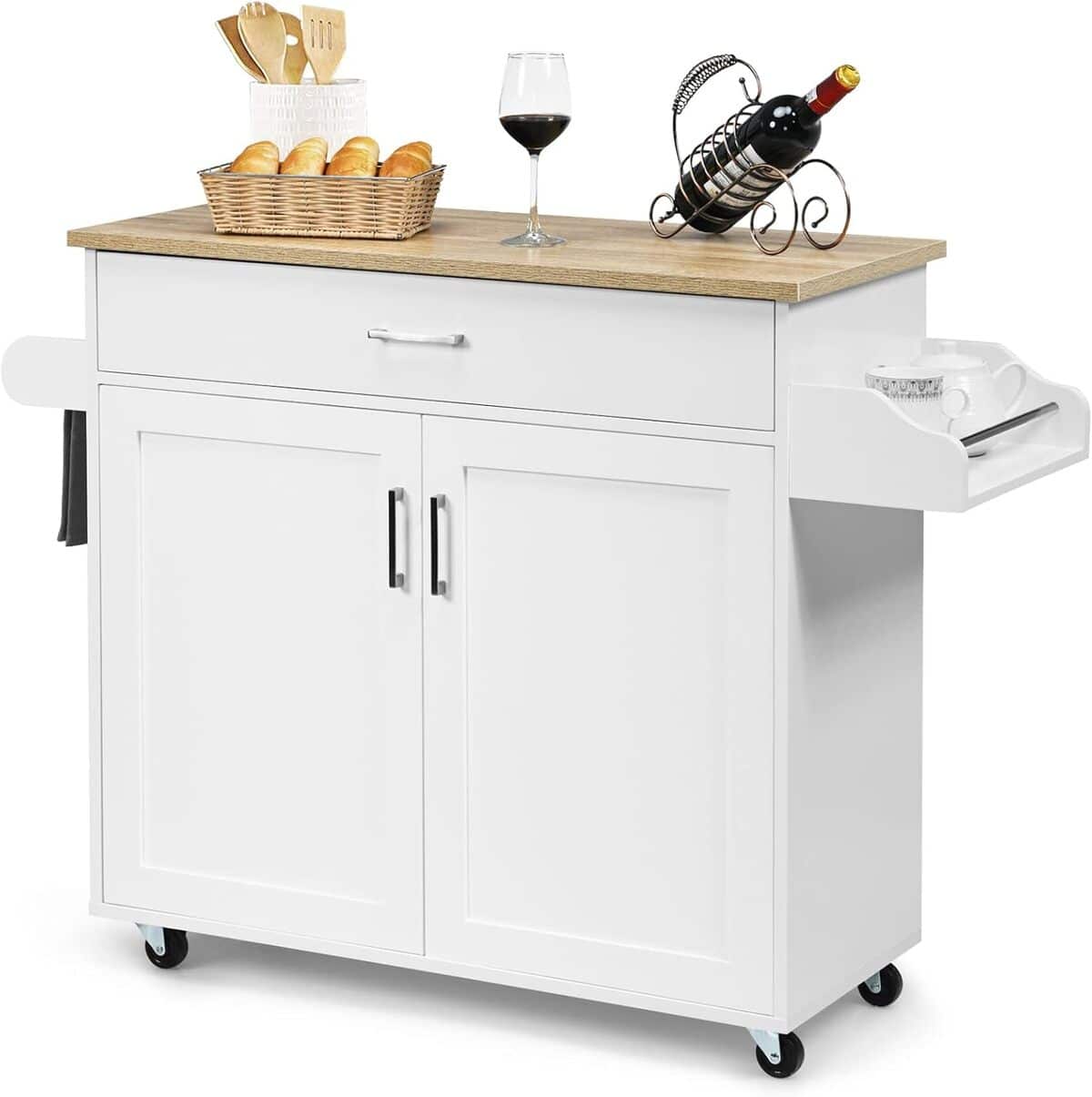 Test de la desserte Giantex : un chariot de cuisine pratique et design