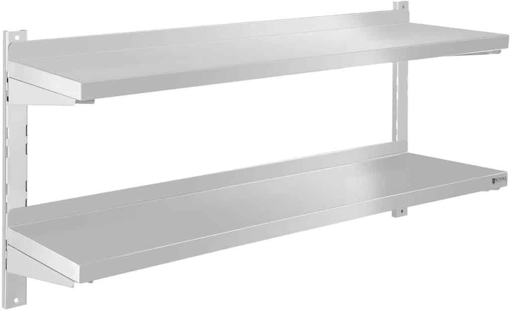 Test : étagère murale Royal Catering RCWR-120.2 en inox