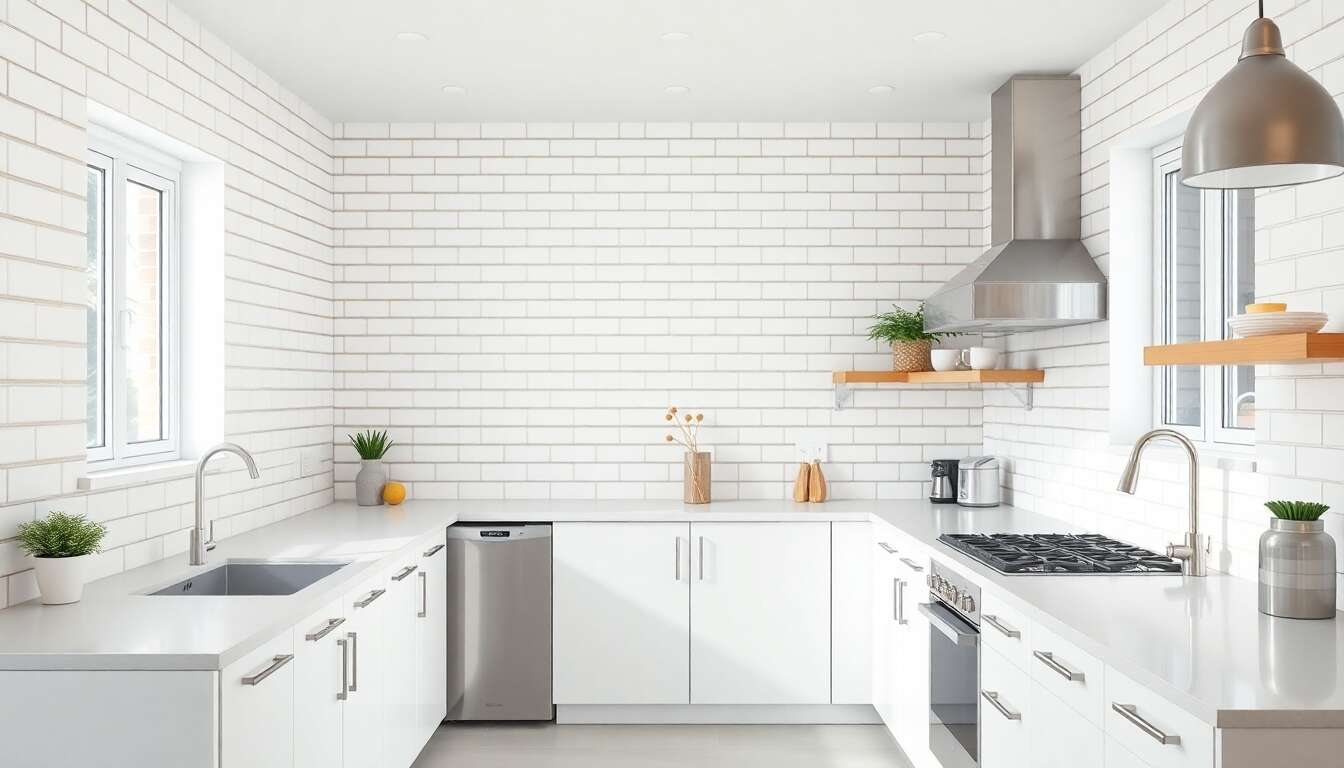Guide : intégrer le carrelage métro blanc dans la cuisine