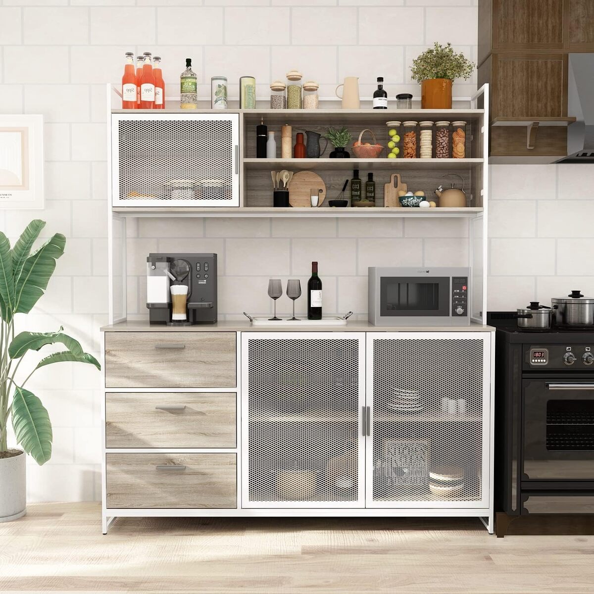 Test : buffet de cuisine DEZAGCE, rangement pratique et élégant